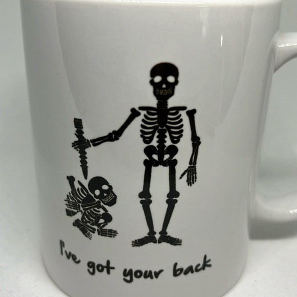 Skeleton mug I’ve got your back 10 oz - Picture 4 of 7